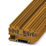 Phoenix Contact ST 2.5-QUATTRO-DIO/L-R OG Series Grey Feed Through Terminal Block, 2.5mm², Single-Level, Spring Clamp