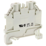 Wieland WT 2.5 Series White Feed Through Terminal Block, 2.5mm², Single-Level, Screw Termination, ATEX