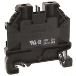 Wieland WT 4 Series Black Feed Through Terminal Block, Single-Level, Screw Termination, ATEX