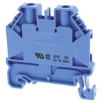Wieland WT 4 Series Blue Feed Through Terminal Block, Single-Level, Screw Termination, ATEX