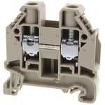 Wieland WT 10 Series Grey Feed Through Terminal Block, Single-Level, Screw Termination, ATEX