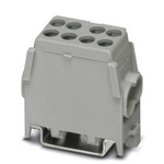 Phoenix Contact UDB 2X25/16 GY Series Grey Non-Fused Terminal Block, Single-Level, Screw Termination