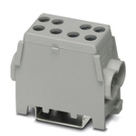 Phoenix Contact UDB 2X35/25 GY Series Grey Non-Fused DIN Rail Terminal, Single-Level, Screw Termination