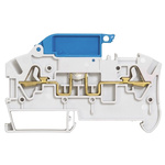 Legrand 372 Series Blue, Grey Disconnect Terminal Block, Spring Clamp Termination