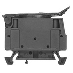 Weidmüller W Series Black Fused DIN Rail Terminal, 4mm², Single-Level, Screw Termination, Fused