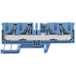 Weidmüller P Series Blue Feed Through Terminal Block, Single-Level, Push In Termination