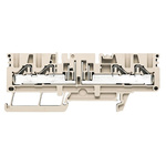 Weidmuller P Series Dark Beige Non-Fused DIN Rail Terminal, 0.5 → 6mm², Single-Level, Push In Termination
