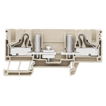 Weidmüller P Series Dark Beige Disconnect Terminal Block, Single-Level, Push In Termination