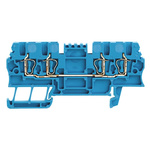 Weidmuller Robotics Series Blue Feed Through Terminal Block, 1.5mm², Single-Level, Clamp Termination