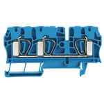 Weidmuller Z Series Blue Feed Through Terminal Block, Single-Level, Clamp Termination