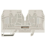 Weidmuller Z Series Dark Beige DIN Rail Terminal Block, Single-Level, Clamp Termination