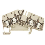 Weidmüller Z Series Beige Feed Through Terminal Block, Single-Level, Clamp Termination