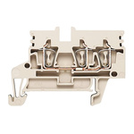 Weidmüller Z Series Beige Feed Through Terminal Block, 0.5 → 4mm², Single-Level, Clamp Termination