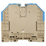 Weidmüller W Series Blue Feed Through Terminal Block, Single-Level, Screw Termination
