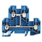 Weidmuller W Series Blue Double Level Terminal Block, Double-Level, Screw Termination