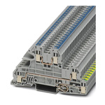 Phoenix Contact UTI 2.5-PE/L/N Series Grey DIN Rail Terminal Block, 0.2 → 4mm², Triple-Level, Screw Termination