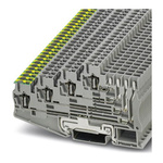 Phoenix Contact ST 2.5-PE/3L/1P Series Grey Spring Cage, Quadruple-Level, Spring Clamp Termination