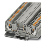 Phoenix Contact PTME 6-BE Series Grey Component Terminal Block, 0.5 → 10mm², Single-Level, Push In Termination