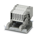 Phoenix Contact PPC 1.5/S-NS/18 Series Grey DIN Rail Connector, Single-Level, Push In Termination