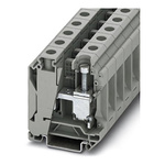 Phoenix Contact UK 35-FE Series Black, Yellow Non-Fused Terminal Block, Single-Level, Screw Termination