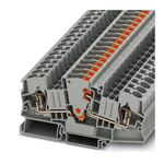 Phoenix Contact STME 6 HV Series Grey Test Disconnect Terminal Block, 0.2 → 10mm², Single-Level, Spring Clamp