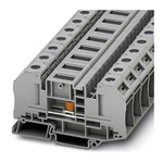 Phoenix Contact RT 5-T Series Grey Test Disconnect Terminal Block, 0.1 → 6mm², Single-Level, Bolt Termination