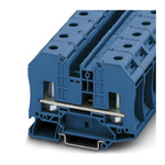 Phoenix Contact RT 8 BU Series Blue Non-Fused Terminal Block, Single-Level, Bolt Termination