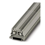 Phoenix Contact MSB 2.5-NS 35 BU Series Blue Feed Through Terminal Block, 0.08 → 4mm², Single-Level, Spring