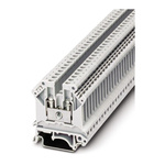 Phoenix Contact UK3 N WH Series White Feed Through Terminal Block, Single-Level, Screw Termination