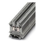 Phoenix Contact UK5 N CB Series Grey Feed Through Terminal Block, 0.2 → 6mm², Single-Level, Screw Termination