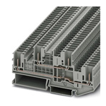 Phoenix Contact STTB Series Grey Double Level Terminal Block, Double-Level, Spring Clamp Termination