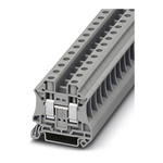 Phoenix Contact UT 10 SL Series Grey Feed Through Terminal Block, 0.5 → 16mm², Single-Level, Screw Termination