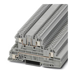 Phoenix Contact UTI 2.5-L/LB Series Grey Din Rail Terminal, Triple-Level, Screw Termination