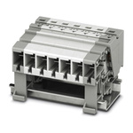 Phoenix Contact PPC 6-NS/1-L Series Grey DIN Rail Connector, Single-Level, Plug In Termination