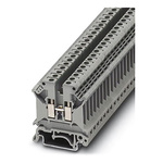 Phoenix Contact UK5 N-FE Series Black, Yellow Non-Fused DIN Rail Terminal, 0.2 → 6mm², Single-Level, Screw