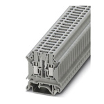 Phoenix Contact UK 5 N-TG Series Grey Disconnect Terminal Block, 0.2 → 6mm², Single-Level, Screw Termination