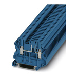Phoenix Contact UT 2.5-TG-P/P BU Series Blue Disconnect Terminal Block, 0.14 → 4mm², Single-Level, Screw