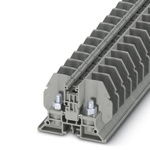 Phoenix Contact RBO 5-F Series Grey Feed Through Terminal Block, Single-Level, Bolt Termination