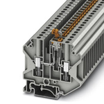 Phoenix Contact USST 4-MT Series Grey Disconnect Terminal Block, Single-Level, Screw Termination