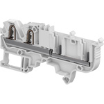 Entrelec SNK Series Grey Terminal Block, 0.5 → 6mm², Single-Level, Spring Clamp Termination