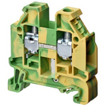 Omron XW5G Series Grey DIN Rail Terminal Block, 10mm², Single-Level, Screw Termination