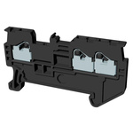 Omron XW5T Series Grey Non-Fused DIN Rail Terminal, 1.5mm², Single-Level, Push In Termination