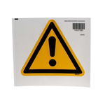 Brady Self-Adhesive Symbol Hazard Warning Sign