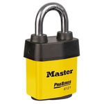 Master Lock 6121YLW All Weather Stainless Steel Padlock Keyed Alike 54mm