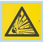 Brady Self-Adhesive Symbol Hazard Warning Sign