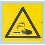 Brady Self-Adhesive Hazard Warning Sign (English)