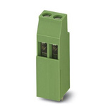 Phoenix Contact MKKDSH 3/ 2 Series Green DIN Rail Terminal Block, Single-Level, Screw Termination