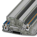 Phoenix Contact Grey DIN Rail Terminal Block, 4mm², Push In Termination
