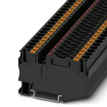 Phoenix Contact PT Series Black Fused DIN Rail Terminal, Single-Level, Fused