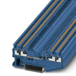 Phoenix Contact PT Series Blue Disconnect Terminal Block, Push In Termination
